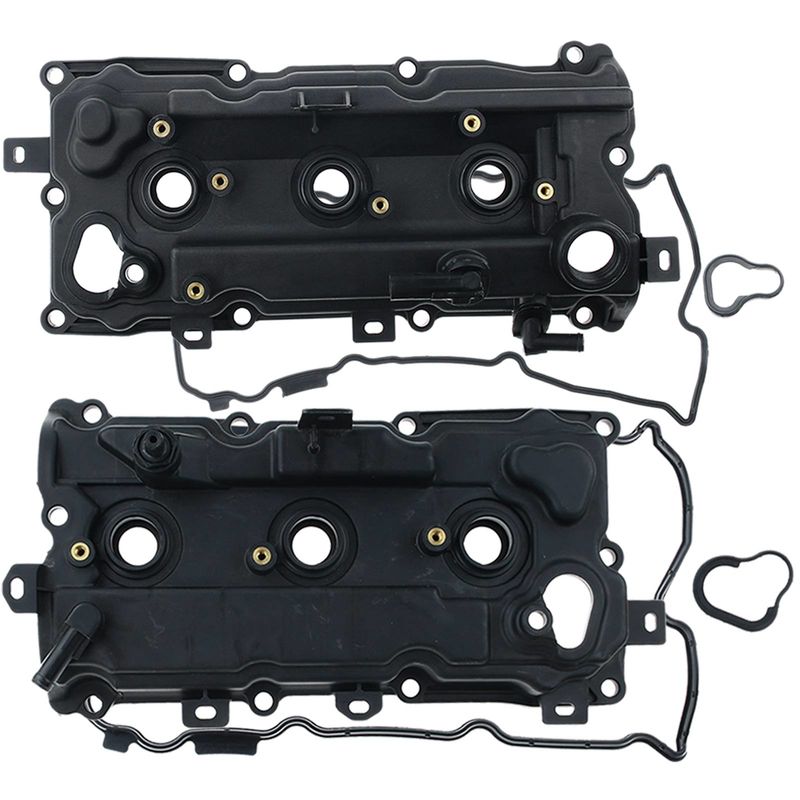 2x Driver & Passenger Engine Valve Cover with Gasket for Nissan Murano 2009-2014