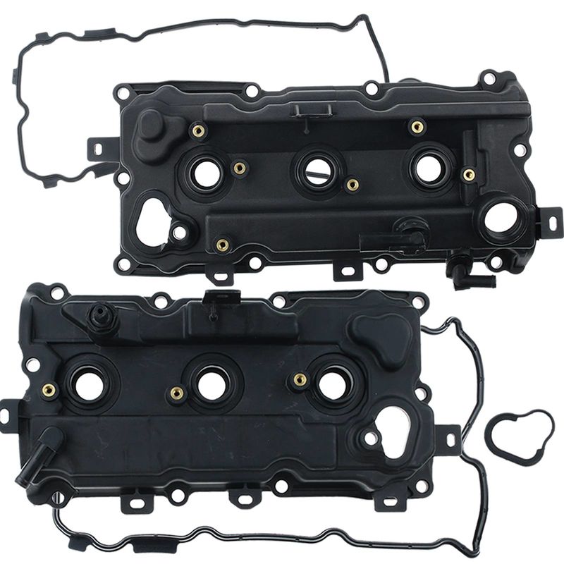 2x Driver & Passenger Engine Valve Cover with Gasket for Nissan Murano 2009-2014