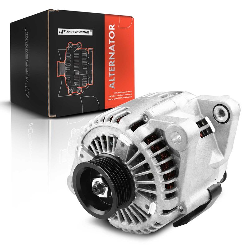 Alternator 130A 12V CW 6-Groove Pulley for Hyundai Santa Fe 2007-2009 Kia 2.7L