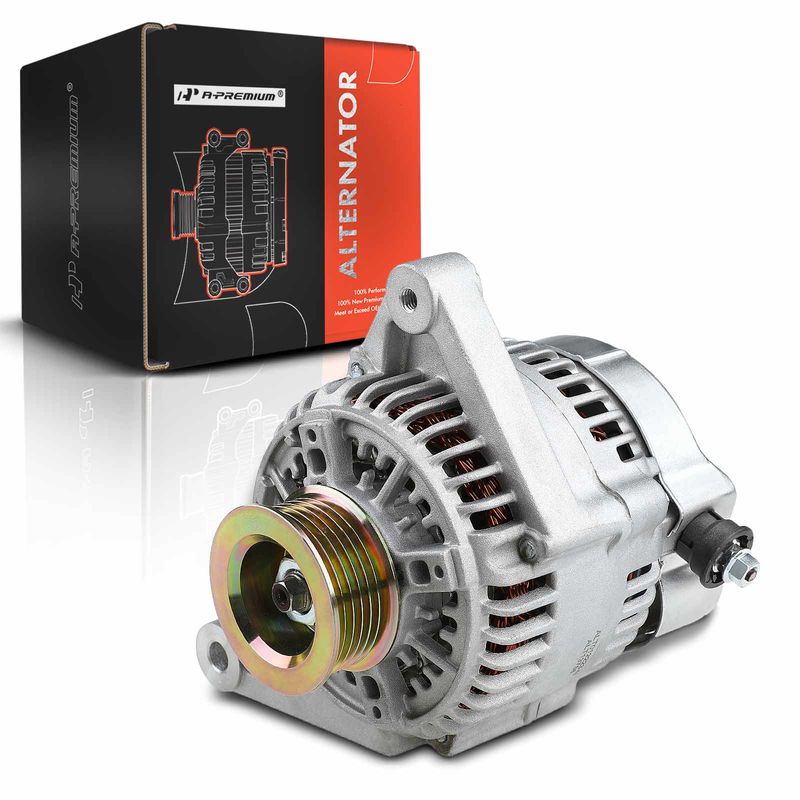 Alternator 80A 12V CW 6-Groove Pulley for Toyota Corolla 1998-2002 Chevy Prizm
