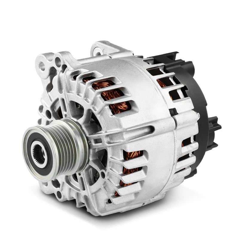 Alternator 140A 12V CW 6-Groove Clutch Pulley for Volkswagen CC 2013-2016 3.6L