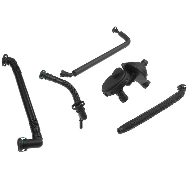 Front Crankcase Vent Valve & Hose Kit for BMW 325xi 2001-2005 325i 328i 530i X3
