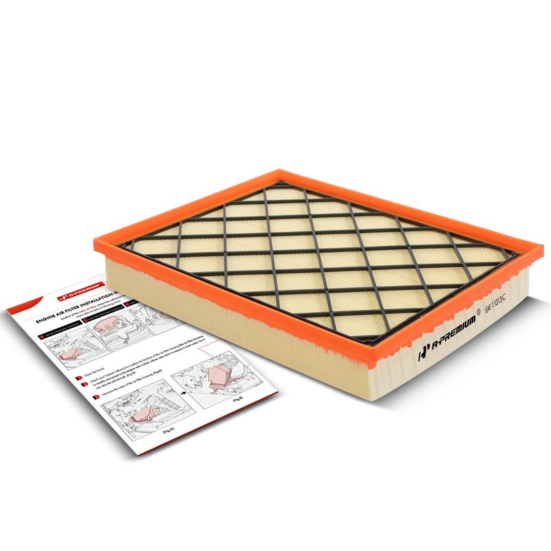 Engine Air Filter with Flexible Panel for BMW E70 X5 2009-2014 L6 3.0L Diesel