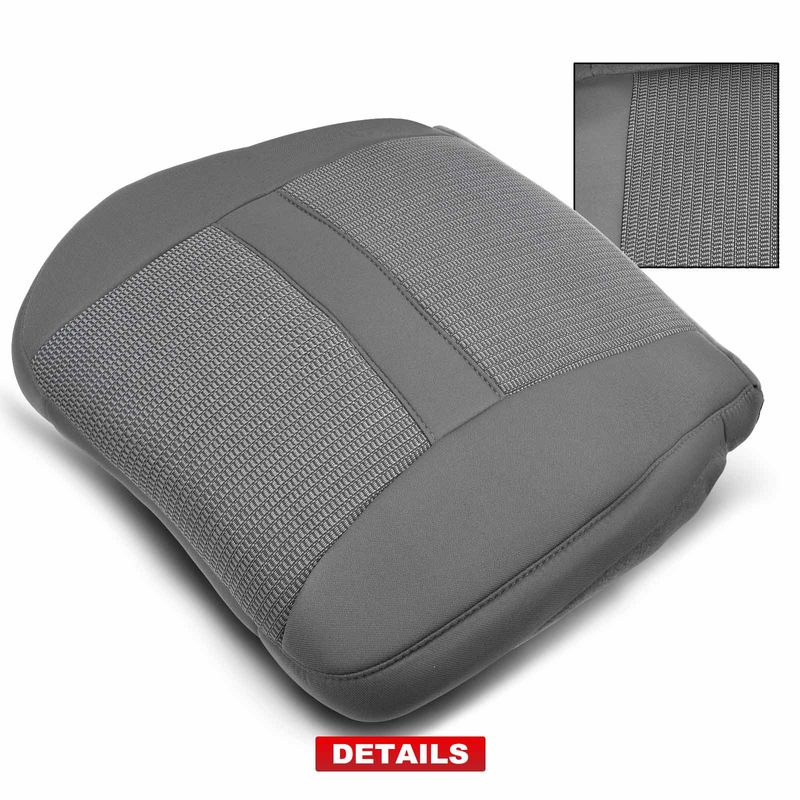 Front Driver Seat Cover for Dodge Ram 1500 2500 3500 2006 Grey Cloth