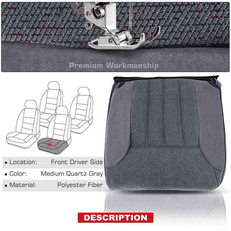Front Driver Seat Cover for Dodge Ram 1500 Ram 2500 Ram 3500 1994-1996