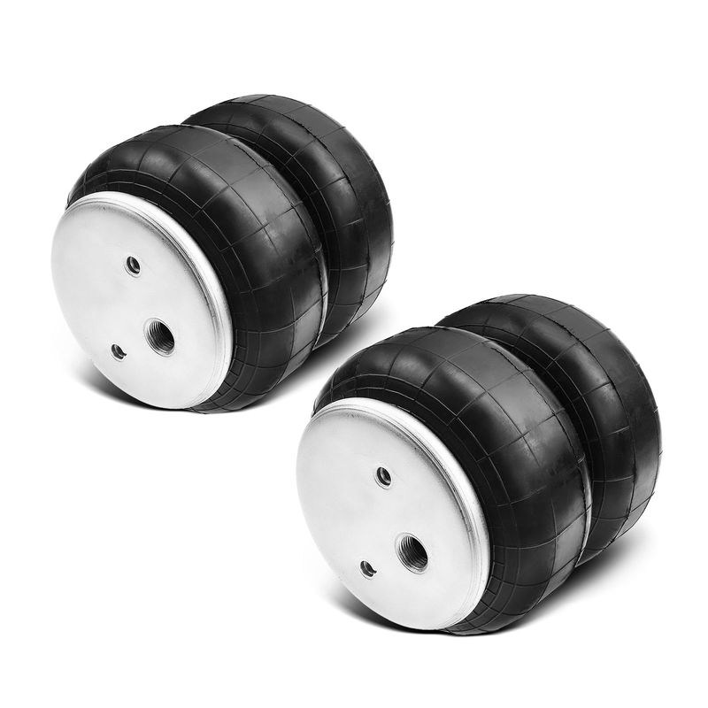 2x Air Suspension Spring Bags for D2600 Single Port 1/2In. npt Most Trucks