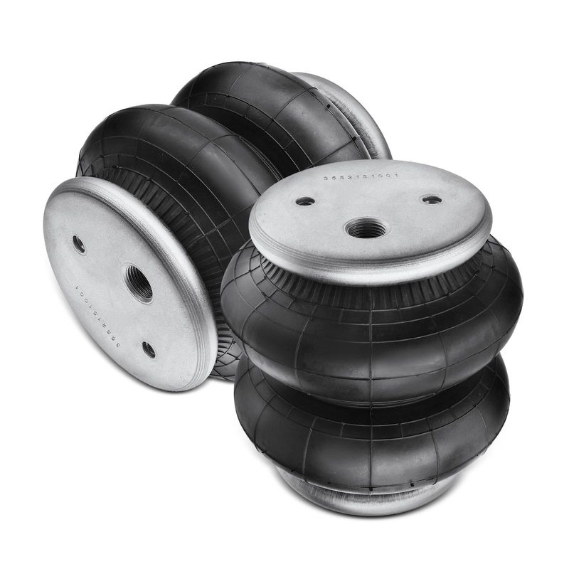 2x Air Suspension Spring Bags for Standard 2600lb 3/8In. 1/2In. npt Heavy Duty