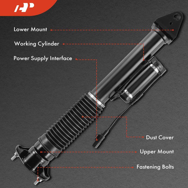 Rear Left or Right Air Suspension Strut for Mercedes-Benz X166 GL350 W166 ML550
