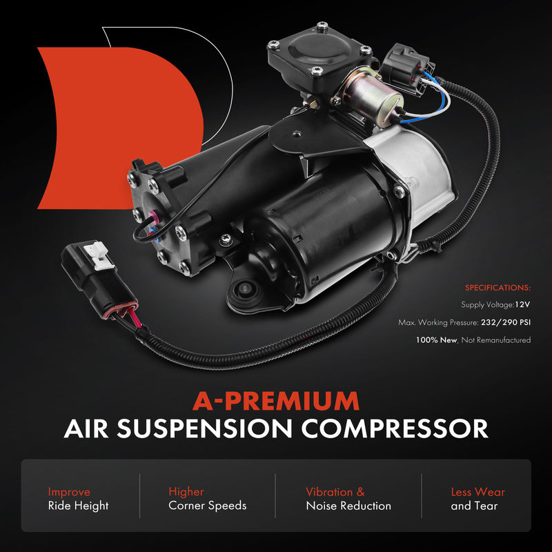 Air Suspension Compressor without Bracket for Land Rover Range Rover 2006-2012