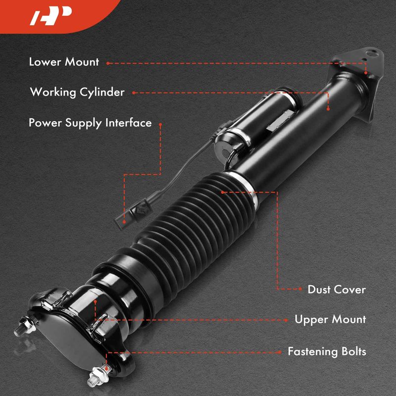 Front Driver Air Suspension Strut for Mercedes-Benz S450 S500 S550 S560 14-20