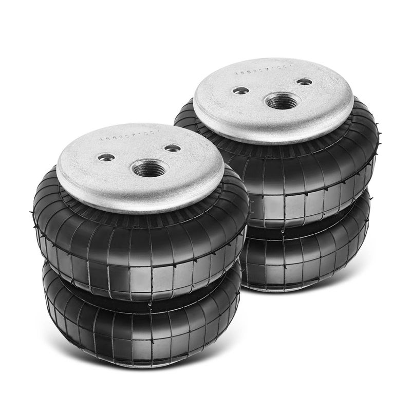 2x Air Suspension Spring Bags for Standard 2500lb Bags 1/2In. npt Heavy Duty