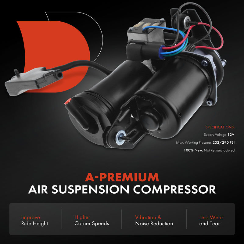 Air Suspension Compressor with Bracket for Ford Crown Victoria Lincoln Town Car