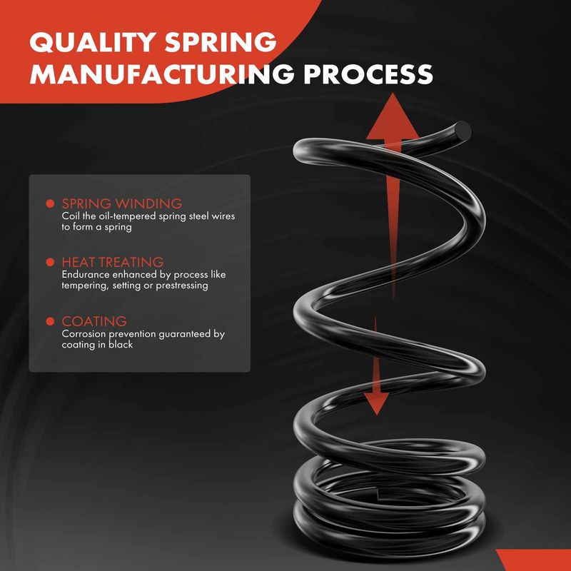 2x Front Coil Springs for Chevrolet Express 3500 GMC Savana 3500 2006-2016 6.6L