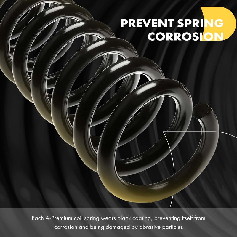 2x Front Suspension Coil Springs for Ford F-150 F-250 1980-1996 E-150 Econoline