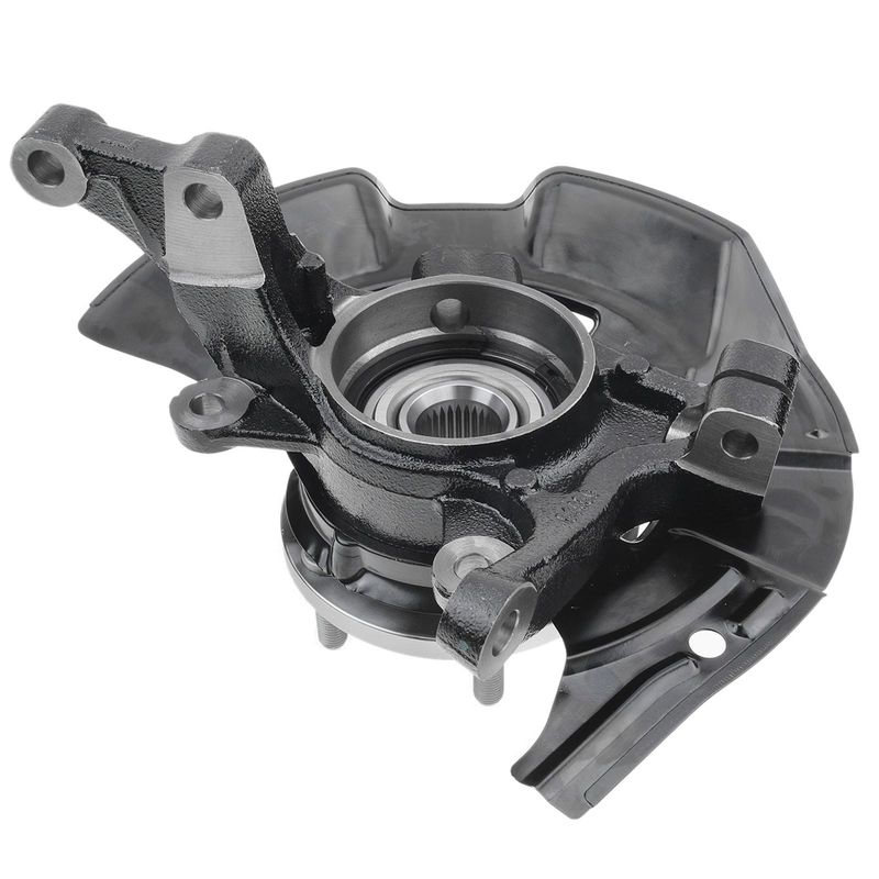 Front LH Steering Knuckle & Wheel Hub Bearing Assembly for Hyundai Sonata 11-13