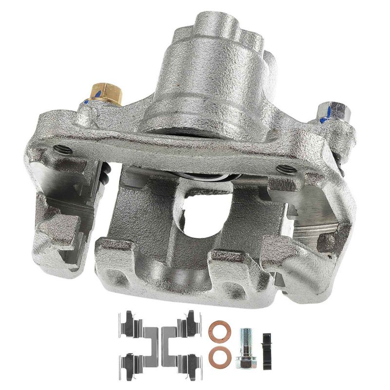 Rear Passenger Brake Caliper with Bracket for Toyota Avalon 05-07 Camry Solara