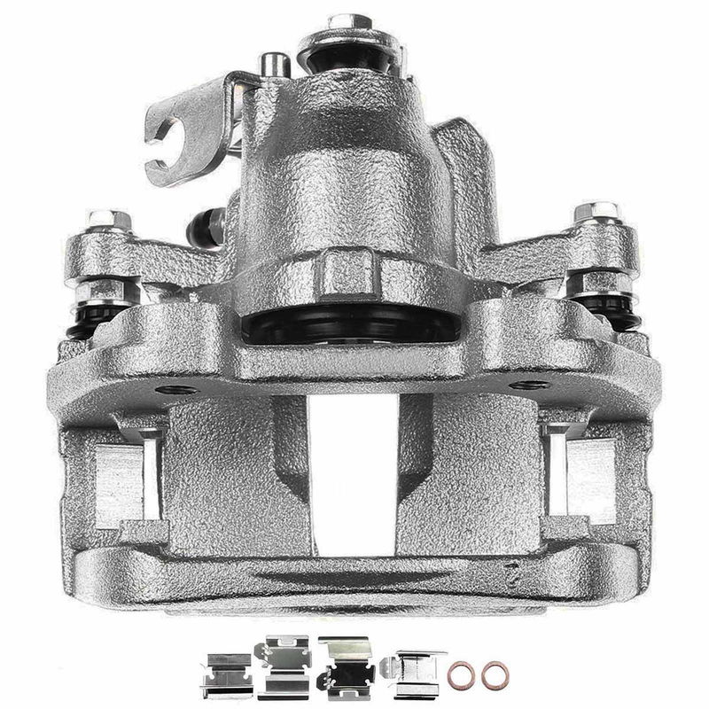 Rear Passenger Brake Caliper with Bracket for Ford Explorer Flex Taurus Lincoln