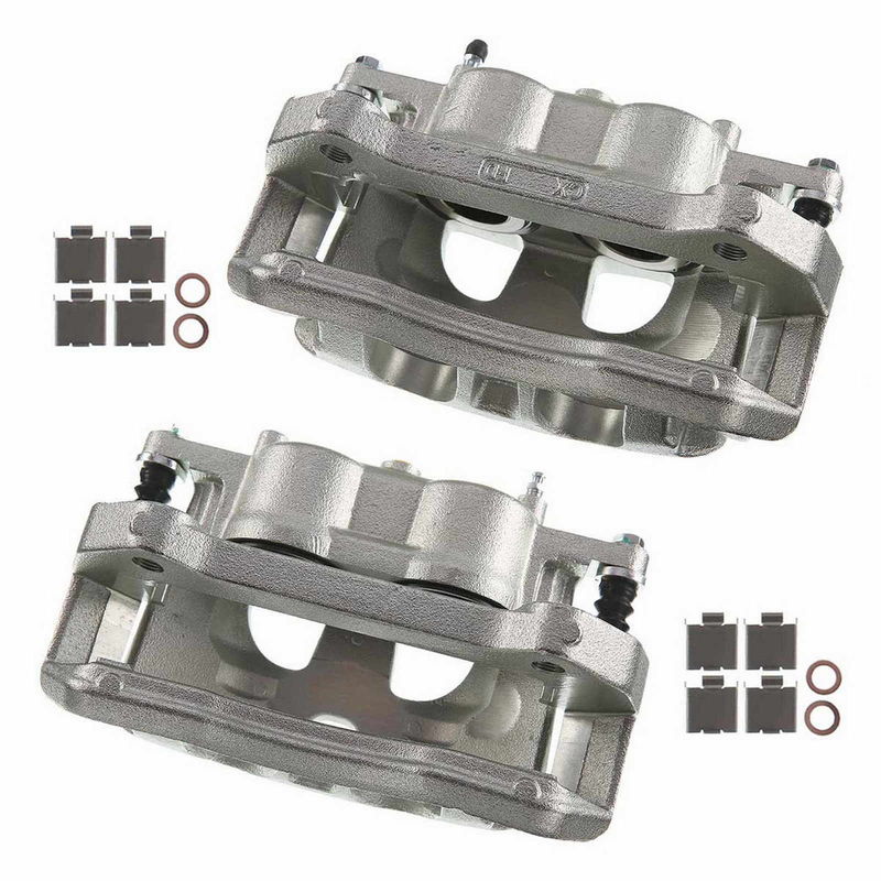 2x Front Brake Caliper with Bracket for Ford F-150 2012-2020