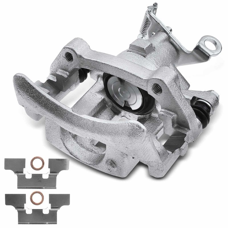 Rear Passenger Brake Caliper with Bracket for Jaguar S-Type 2003-2005 Lincoln LS
