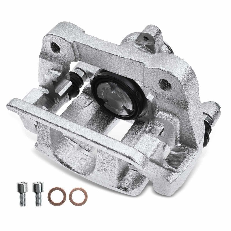 Rear Passenger Brake Caliper with Bracket for Volvo S80 2007-2010 V70 XC70 08-10