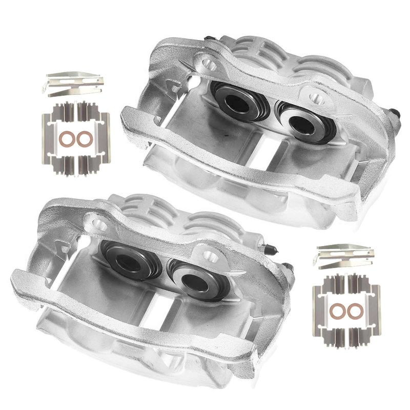 2x Rear Brake Caliper with Bracket for Chevy Silverado 1500 2003-2006 Tahoe GMC