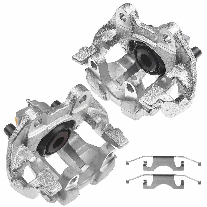 2x Rear Disc Brake Calipers with Bracket for Mercedes-Benz S350 S430 S500