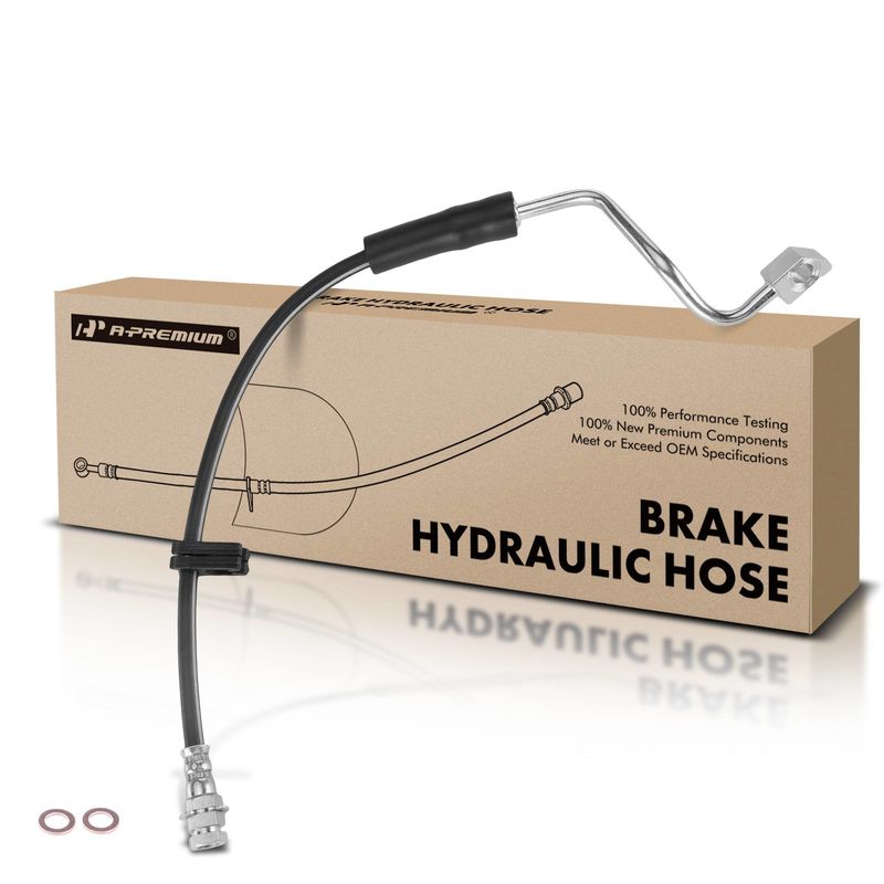 Front Driver Brake Hydraulic Hose for Ford F-250 F-350 Super Duty 2005-2007 RWD