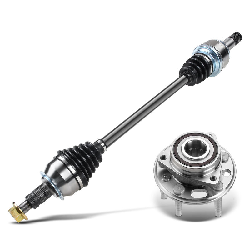 Rear Driver CV Axle Shaft & Hub Bearing for Chevrolet Camaro 2010-2013 AT