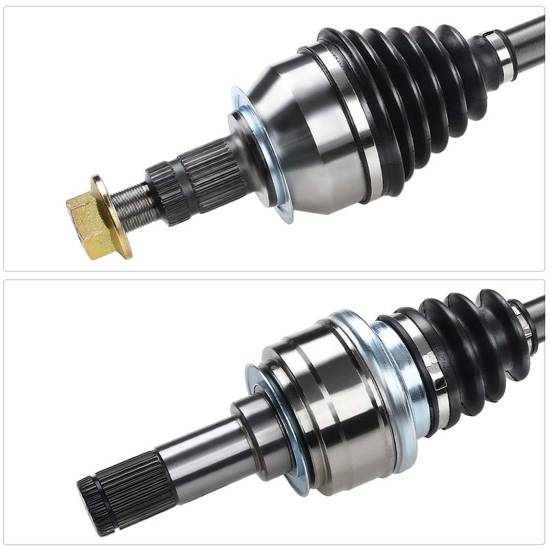 Rear Driver CV Axle Shaft & Hub Bearing for Chevrolet Camaro 2010-2013 AT