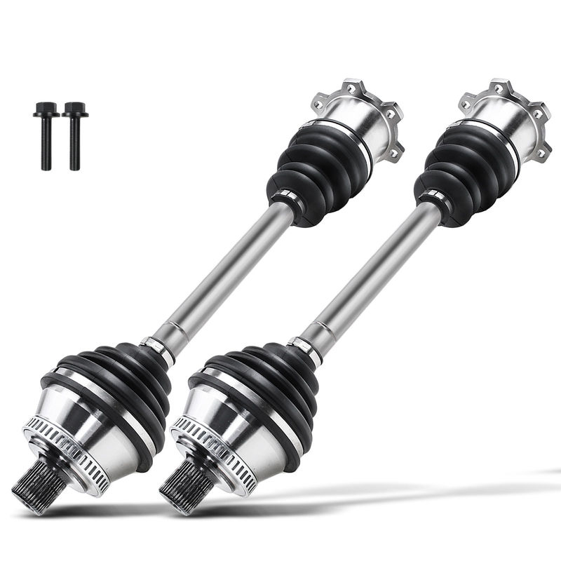 2x Front CV Axle Shaft Assembly for Audi A4 05-09 A4 Quattro Auto trans