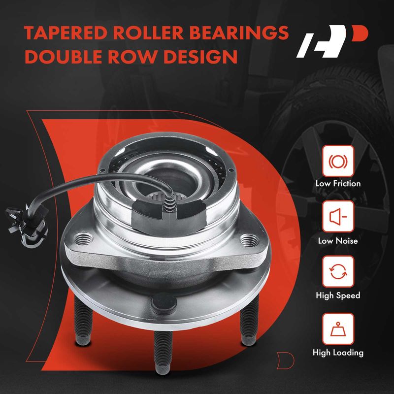 Front Driver or Passenger CV Axle Shaft + Hub Bearing for Chevrolet Malibu