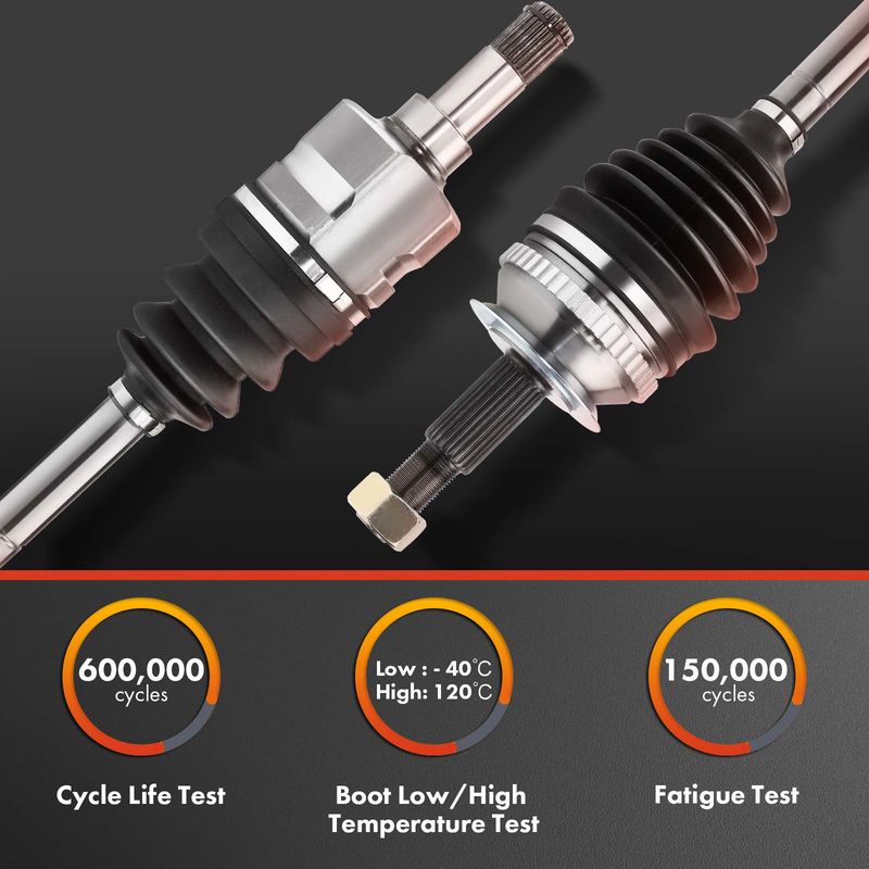 2x Front CV Axle Shaft Assembly for Honda Passport 1998-2001 Isuzu Amigo 4WD