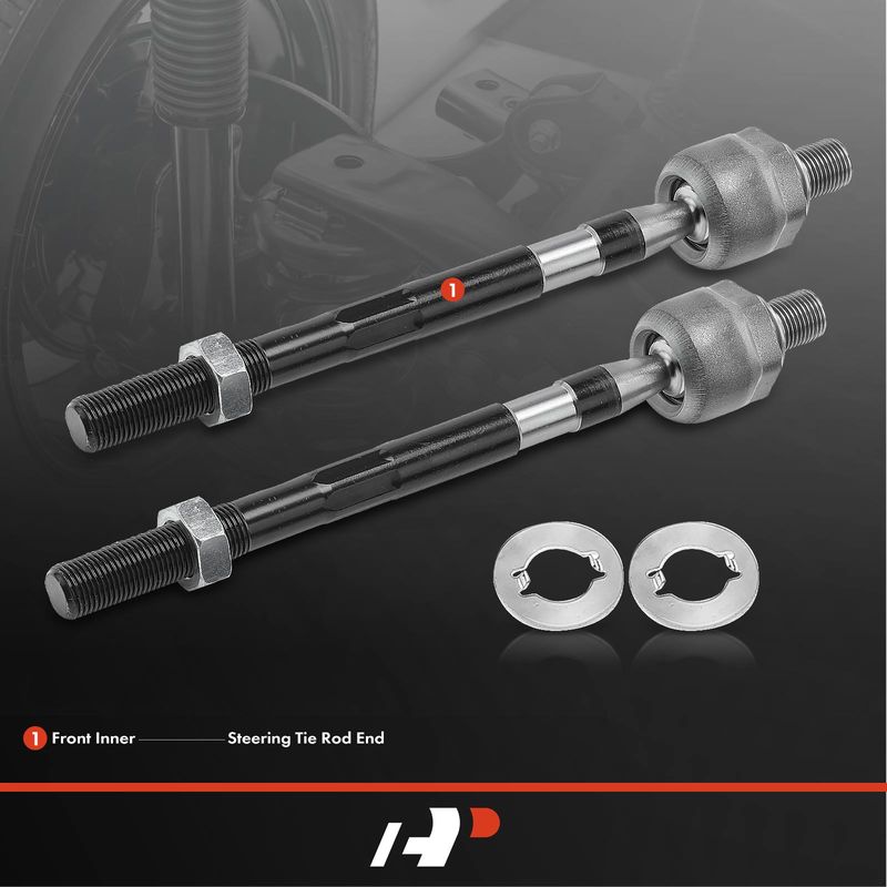 2x Inner Tie Rod End for Hyundai Tucson 2005-2009 Kia Sportage 2005-2010