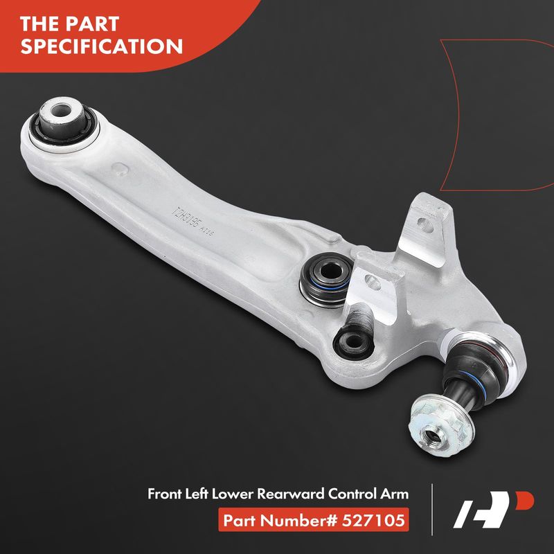 Front Left Lower Rearward Control Arm for Jeep XE 2017-2020 XF 2016-2022 RWD
