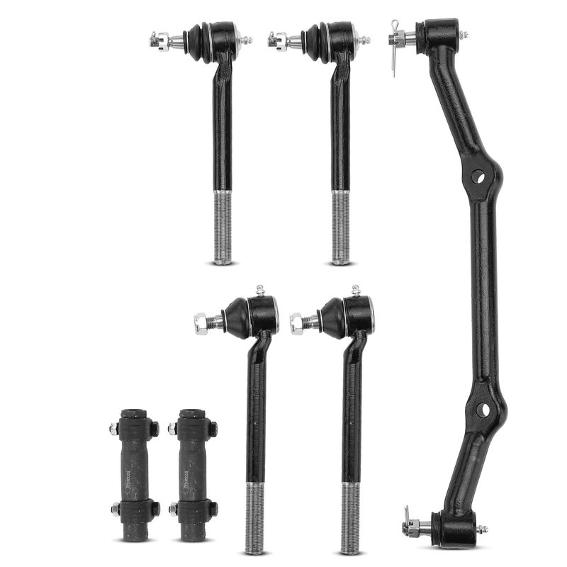 7x Inner & Outer Tie Rod End Kit for Chevrolet S10 1996-2003 Blazer GMC Jimmy